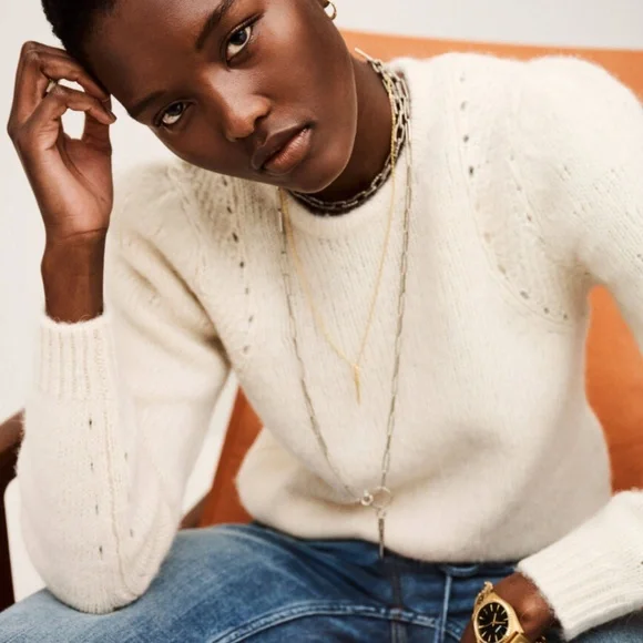 Belma Sweater ~ Ecru - Picture 3 of 6